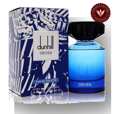 Dunhill Driven Blue 100ml men's EDT with box, Vanity Vibes badge