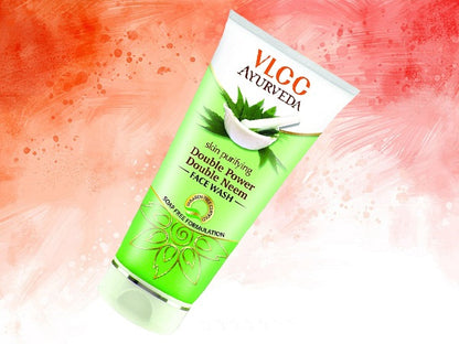 VLCC Ayurveda Skin Purifying Double Power Double Neem Face Wash 100ml