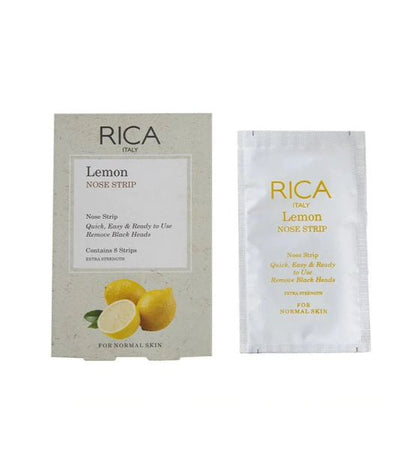 Rica Nose Strip Lemon for Normal Skin 8 Strips