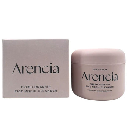 Arencia Fresh Rosehip Rice Mochi Cleanser 120 g Gentle Cleansing & Hydrating Care (K Beauty)