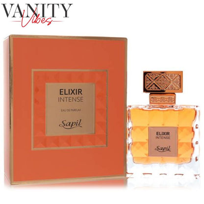 Sapil Elixir Intense Eau de Toilette for Men & Women 100ml - Long Lasting Rich Woody Aromatic Fragrance Perfume with All Day 