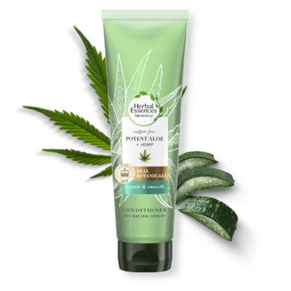 Herbal Essences Sulfate Free Potent Aloe + Hemp Repair & Smooth Conditioner 275ml