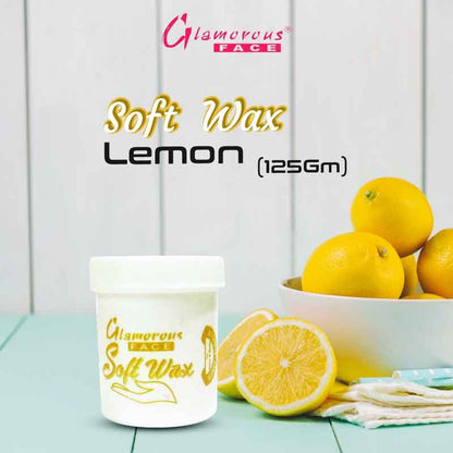 Glamorous Face Soft Wax 125 gm (Lemon)