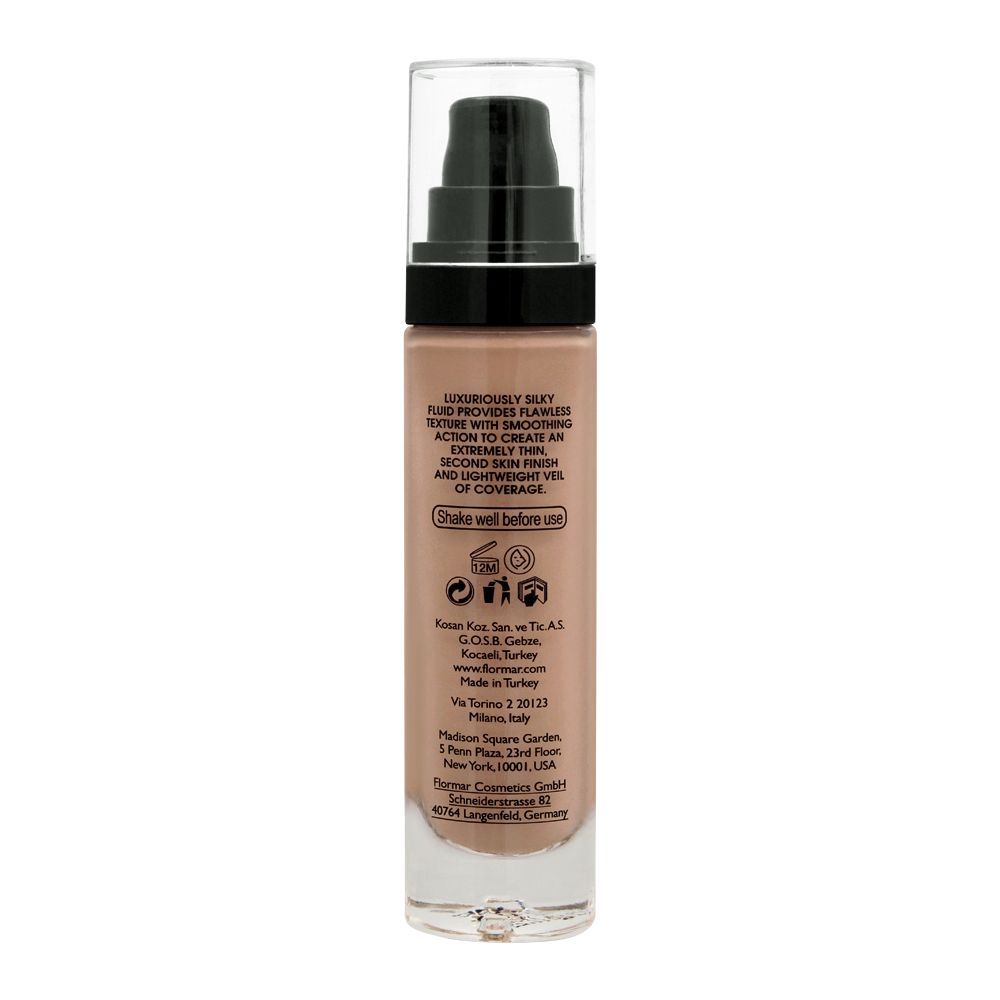 Flormar Invisible Cover HD Foundation SPF 30 (Shade: 120 Honey) 30ml