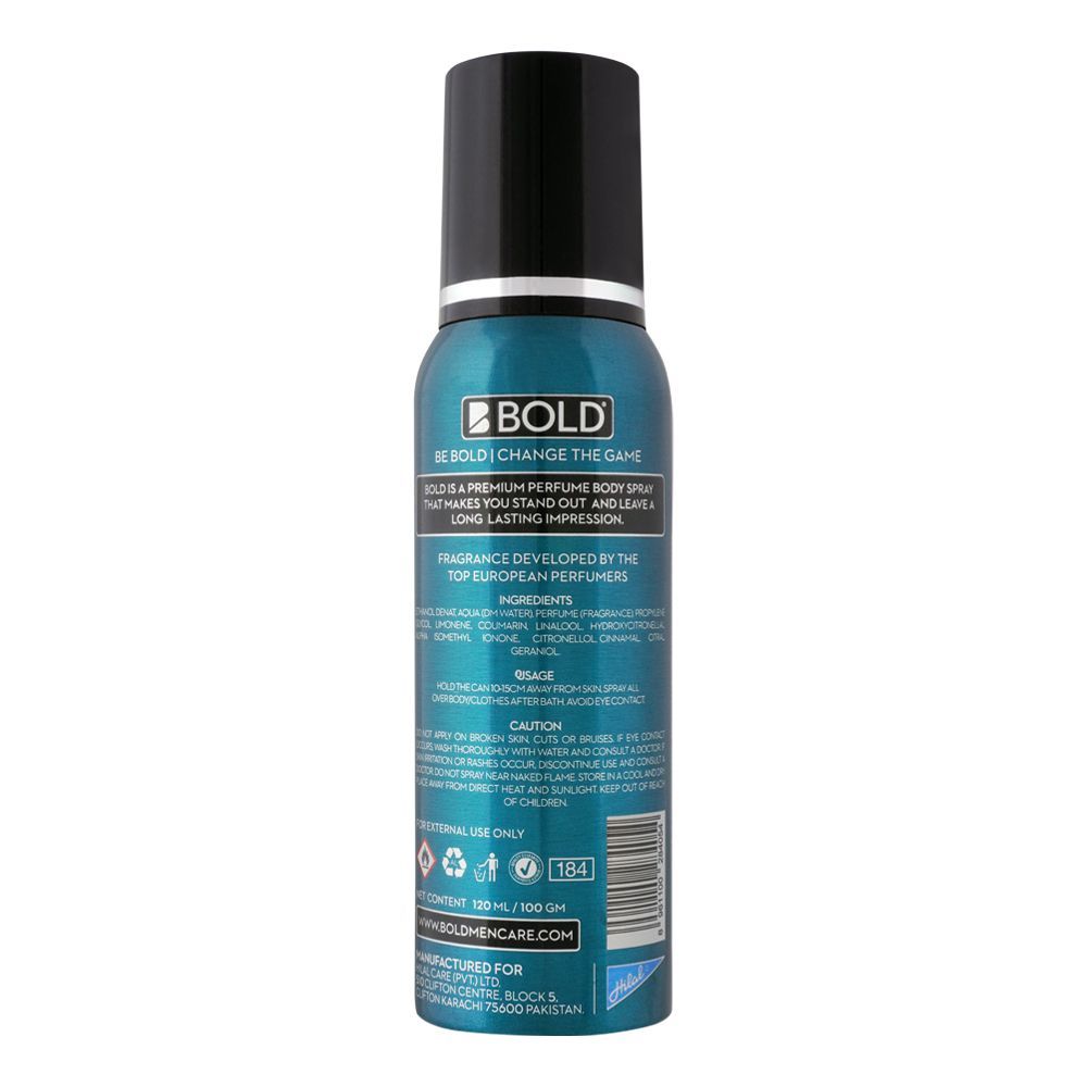 Bold Champion Perfume Body Spray 120ml For Men & Women – Long Lasting Premium Fragrance Body Spray, Fresh Deodorant Spray, St