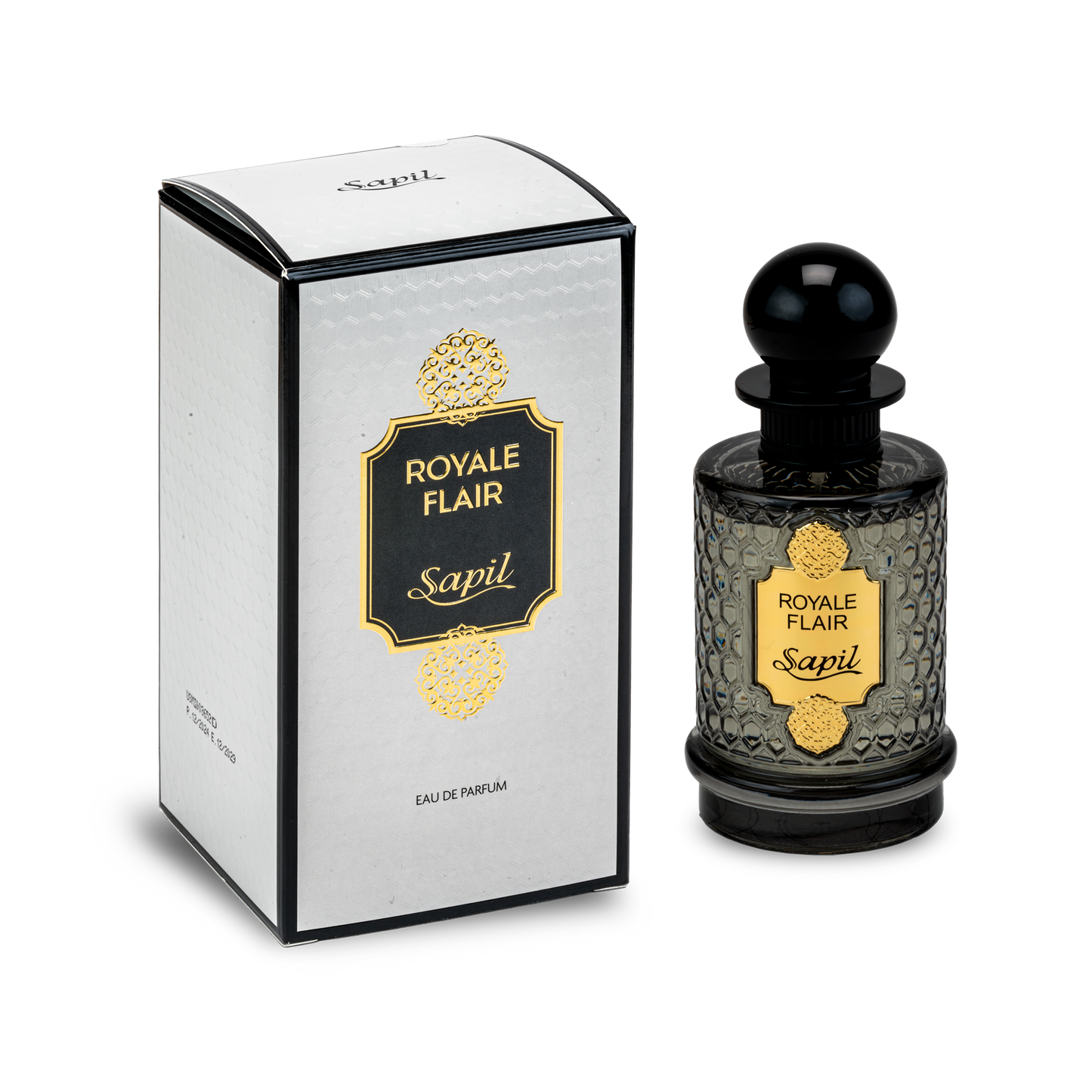 Sapil Royale Flair Eau de Parfum for Men & Women 100ml - Long Lasting Luxury Floral Woody Fragrance Perfume with Elegant Unis