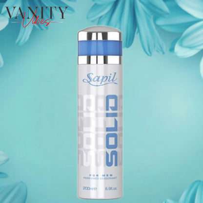 Solid By Sapil Perfumed Deodorant 200ml For Men