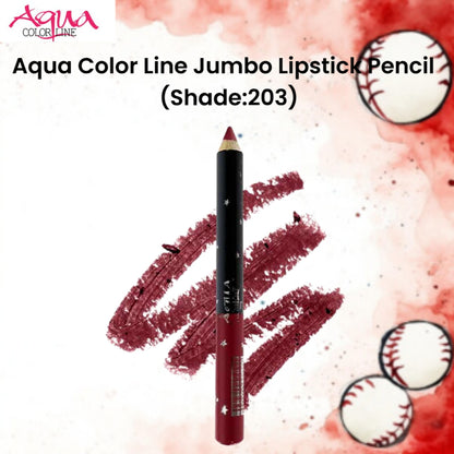 Aqua Color Line Jumbo Lipstick Pencil (Shade:203)