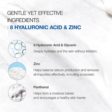 Anua 8 Hyaluronic Acid Hydrating Gentle Foaming Cleanser 150ml