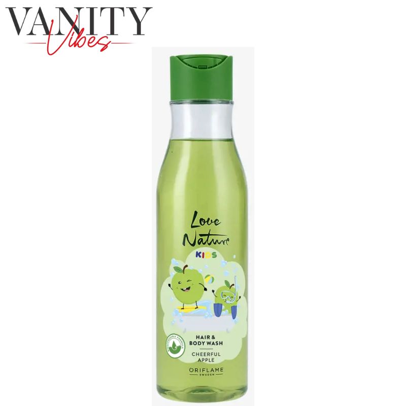 Love Nature Kids Hair & Body Wash Cheerful Apple 250ml
