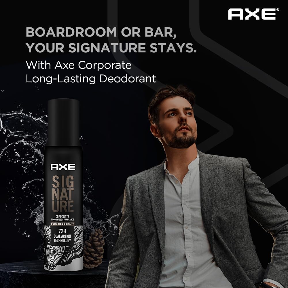 Axe Signature Corporate No Gas Body Deodorant for Men 122 ml