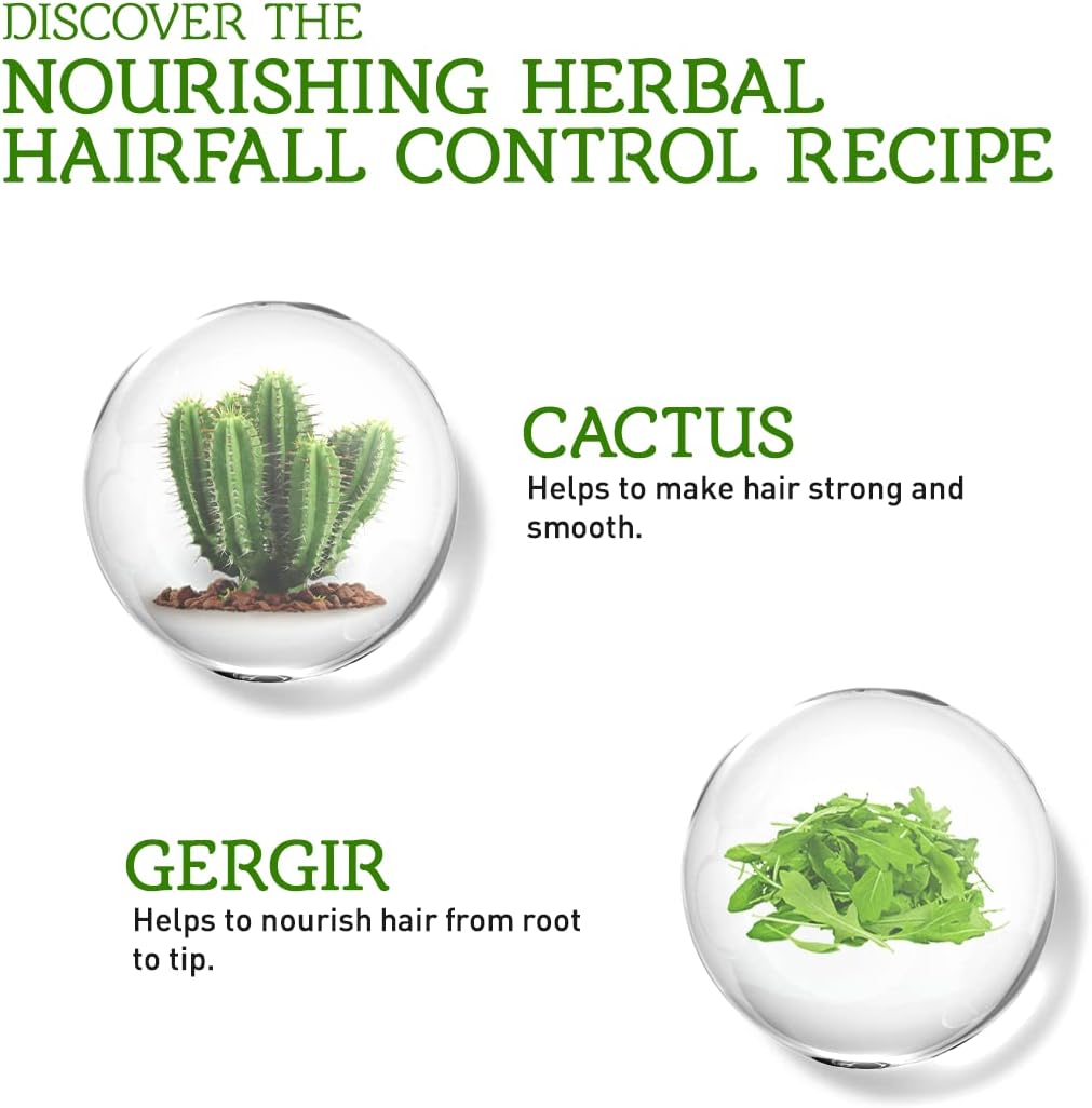 Vatika Naturals Cactus & Gergir Hair Fall Control Oil Replacement 200ml