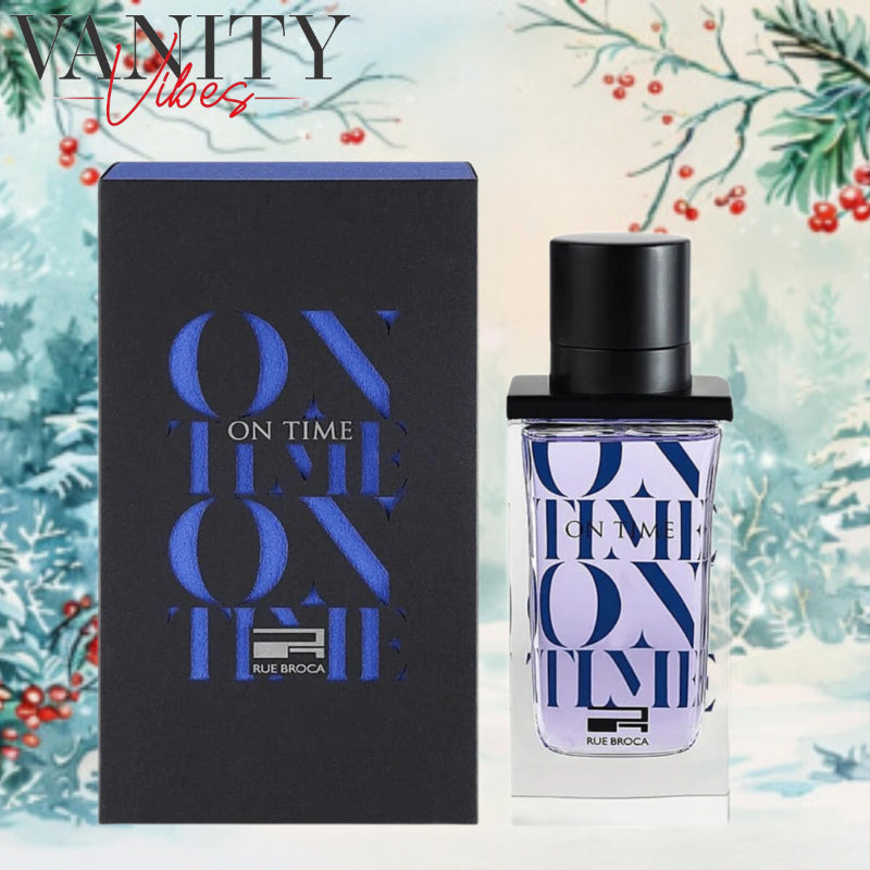 On Time Blue by Rue broca Afnan edp 100ml