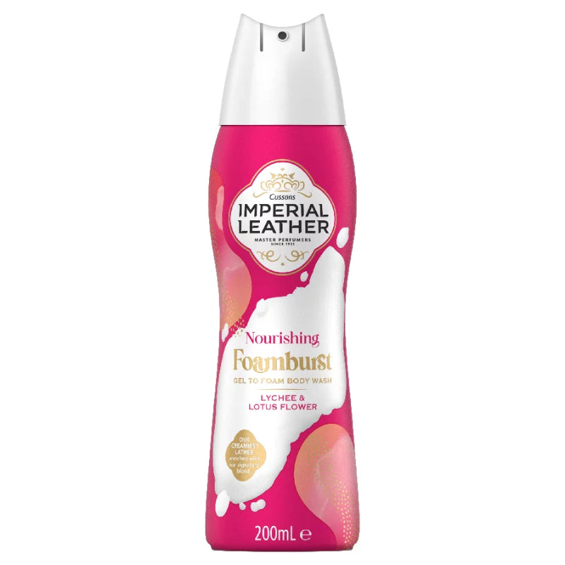 Imperial Leather Nourishing Foamburst Lychee & Lotus Flower Gel To Foam Shower Gel 200ml