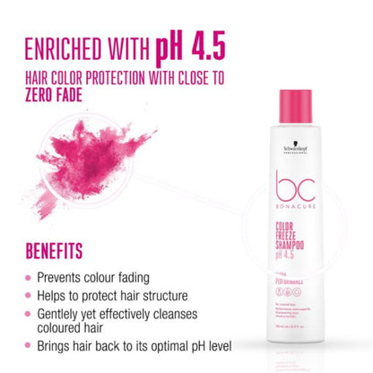 Schwarzkopf Bona Cure Color Freeze pH 4.5 Shampoo 250ml