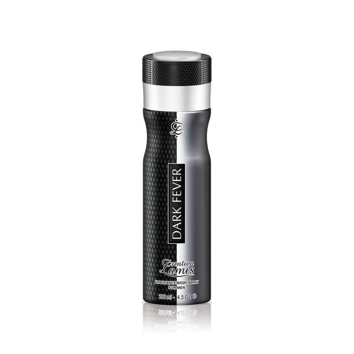 Lamis Creation Dark Fever Body Spray for Men 200ml – Long Lasting Fragrance Deodorant Mist for Fresh & Bold Scent