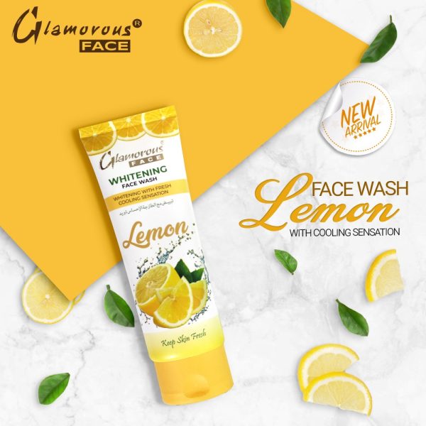 Glamorous Face Whitening Lemon Face Wash 100gm