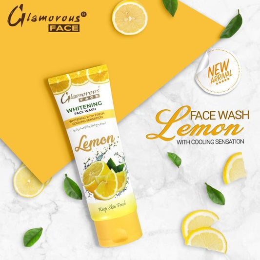 Glamorous Face Whitening Lemon Face Wash 100gm