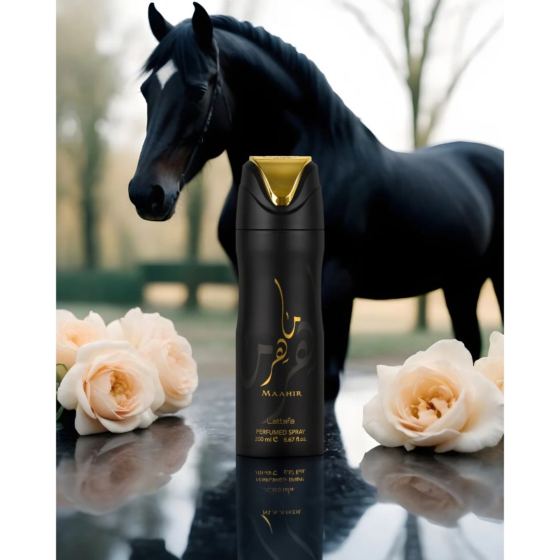 Lattafa Maahir Deodorant Spray Unisex 200 ml Long-Lasting Freshness & Premium Fragrance