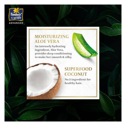 Parachute Adv Coconut & Aloe Vera Smooth Silky Shampoo 340ml
