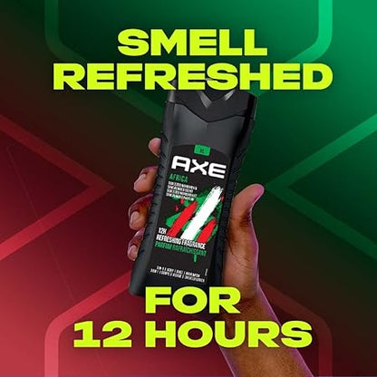 Axe Africa 12h Long Lasting Fragrance 3 In 1 Body Wash 400ml