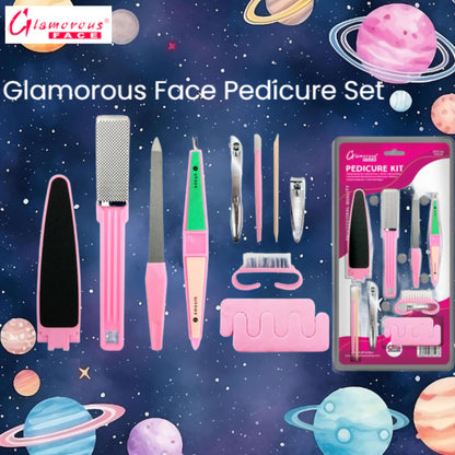 Glamorous Face Pedicure Set