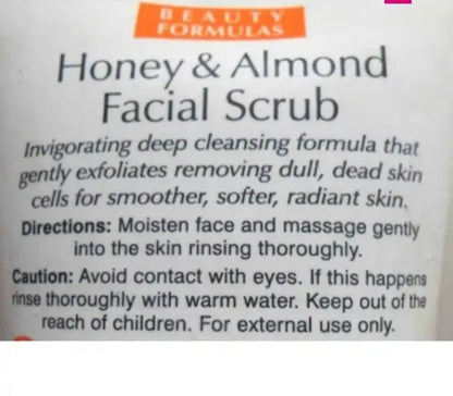 Beauty Formulas Face Scrub Honey & Almond 150ml