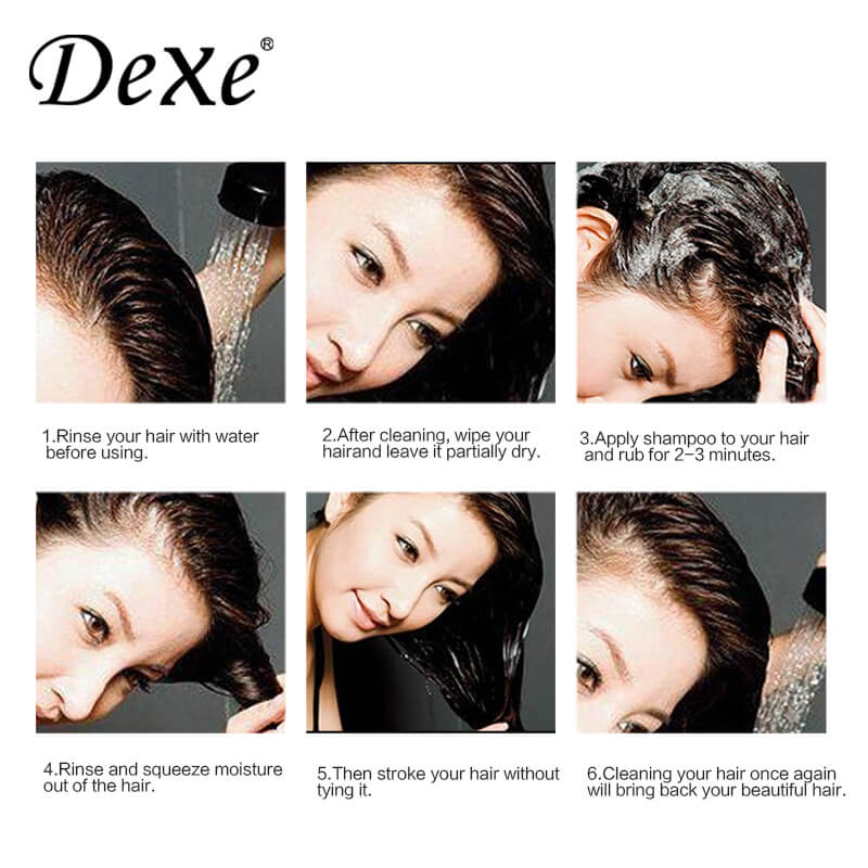 Dexe Anti Hair Loss Shampoo 200 ml Strengthens Hair & Reduces Hair Fall