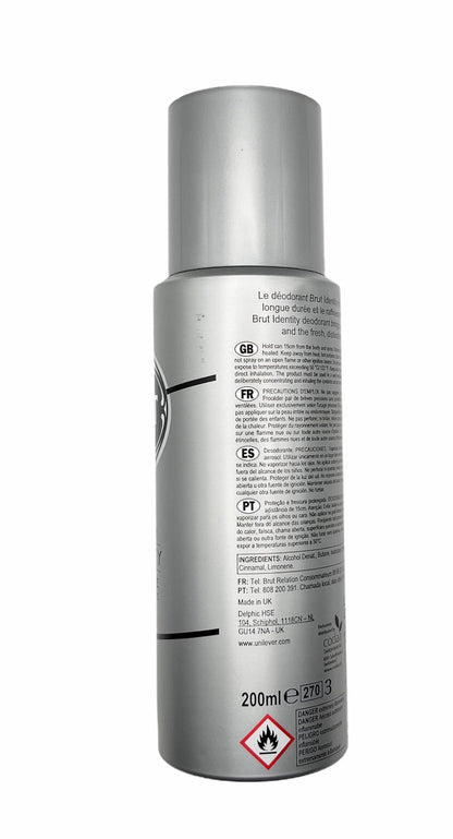 Identity by Brut Body Spray 200ml for Men & Women