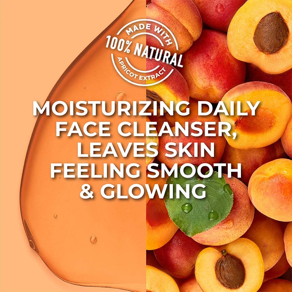 St Ives Glowing Daily Facial Cleanser Apricot 200ml - Deep Cleansing Face Wash for Radiant, Fresh & Smooth Skin