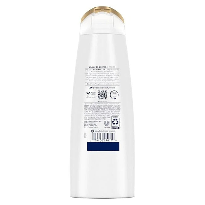Dove Argan Oil & Repair Damage Therapy Shampoo 355ml