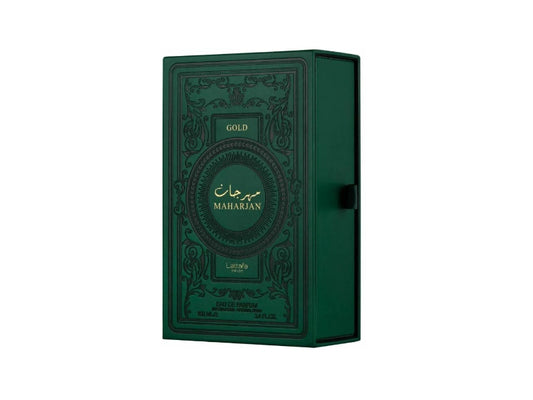 Lattafa Maharjan Gold EDP 100ml | Unisex Perfume | Long Lasting Arabic Fragrance
