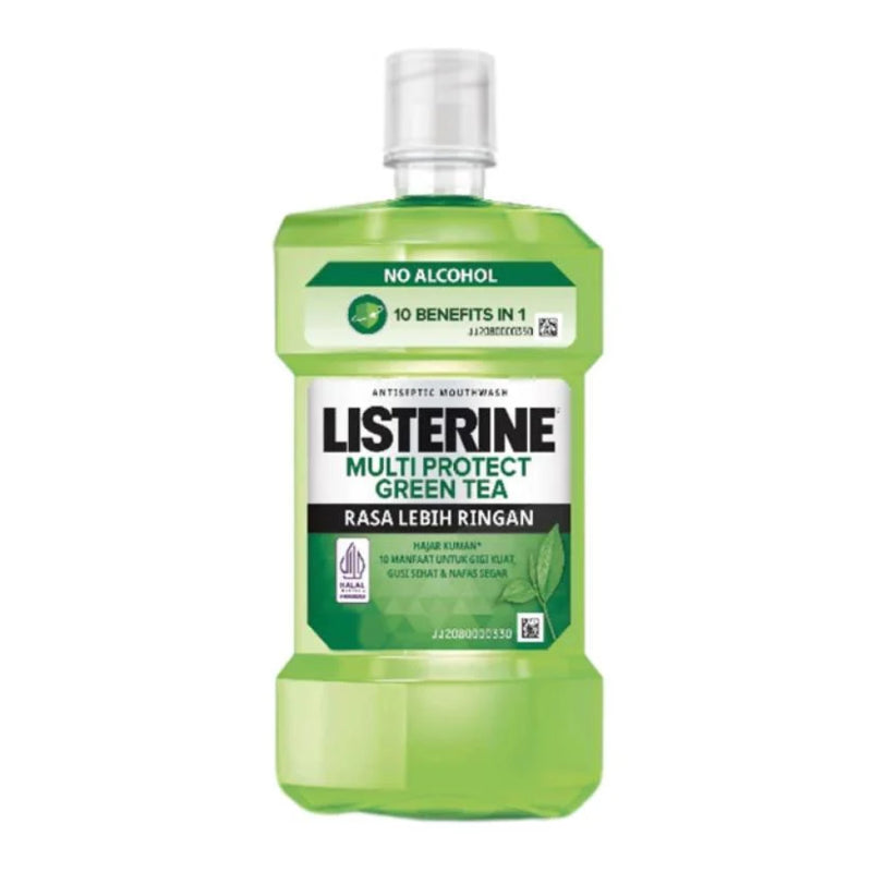 Listerine Multi Protect Green Tea Mouthwash 250ml Antiseptic Care & Fresh Breath
