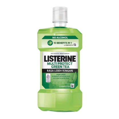 Listerine Multi Protect Green Tea Mouthwash 250ml Antiseptic Care & Fresh Breath