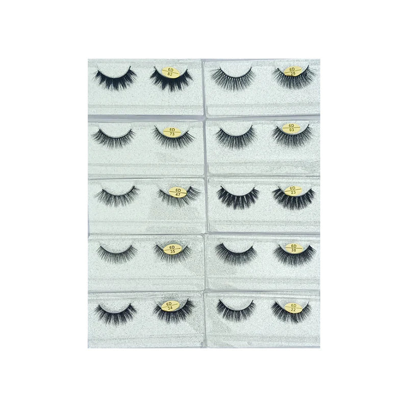 Glamorous Face 6D Mink Hair Eyelashes 10 Pieces (GF 8065)