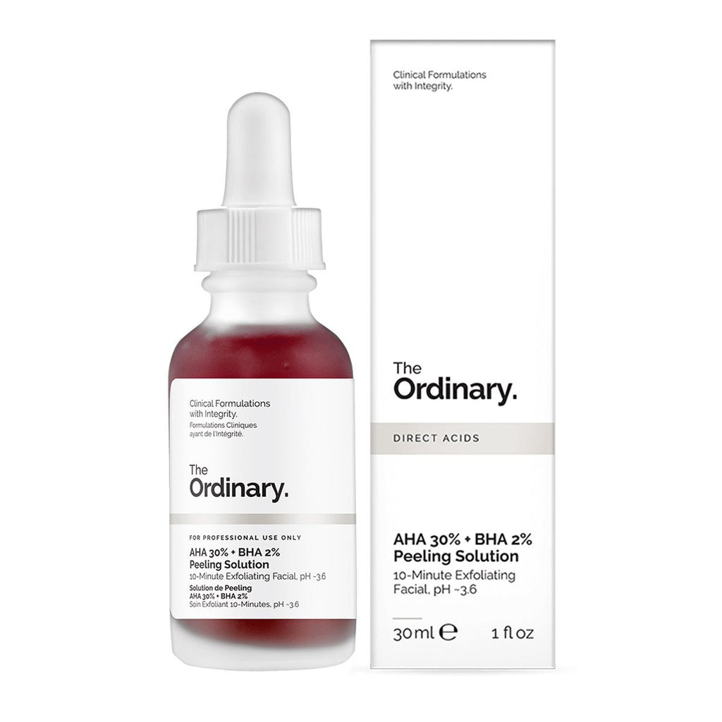 The Ordinary AHA 30% + BHA 2% Peeling Solution 30 ml Exfoliating & Brightening Treatment (K Beauty)