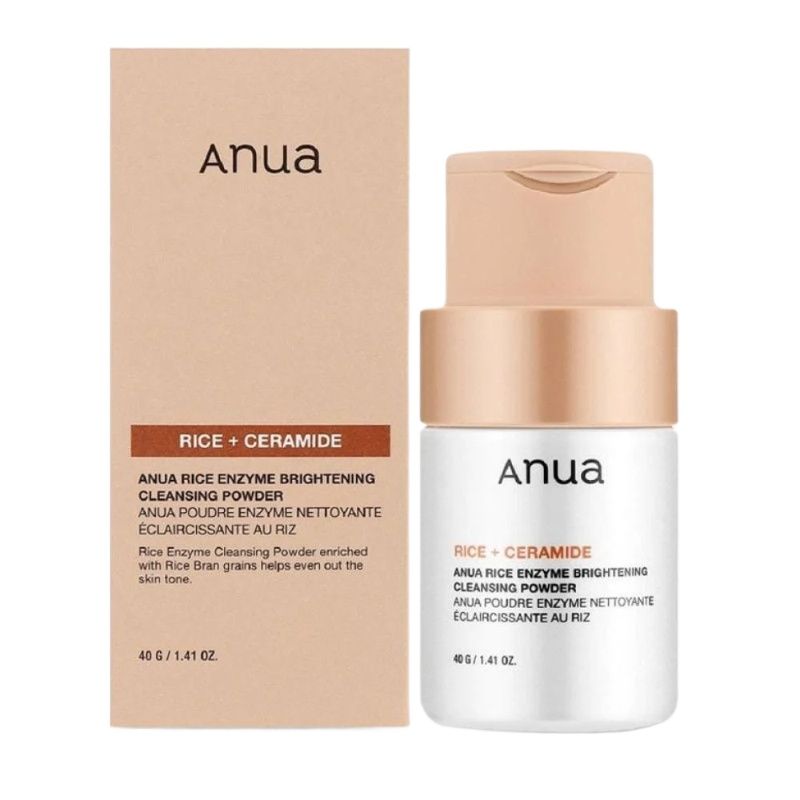 Anua Rice Ceramide Brightening Cleansing Powder 40 g Gentle Exfoliation & Skin Brightening (K Beauty)
