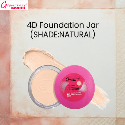 Glamorous Face 4D Foundation Jar (Shade:Natural)