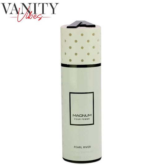 Armaf Magnum Pour Femme Pearl River Perfume Body Spray 200ml Floral Fruity & Fresh Fragrance