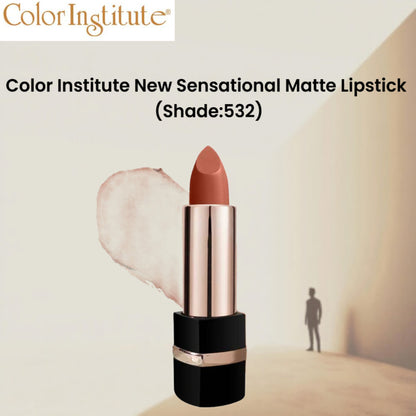 Color Institute New Sensational Matte Lipstick (Shade:532)
