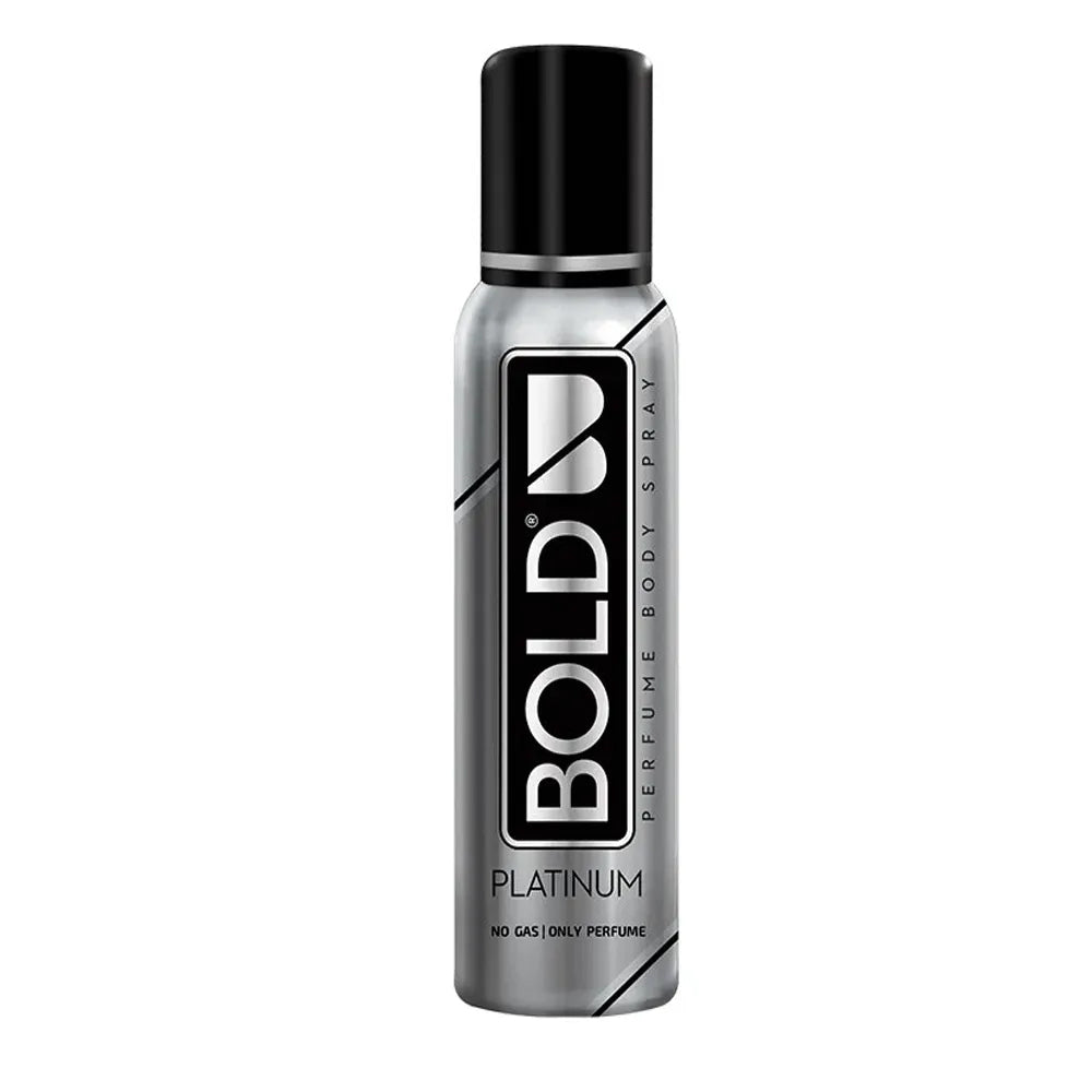 Bold Platinum Perfume Body Spray 120ml for Men & Women - Long Lasting Premium Fragrance Body Spray, Fresh Deodorant Spray, St