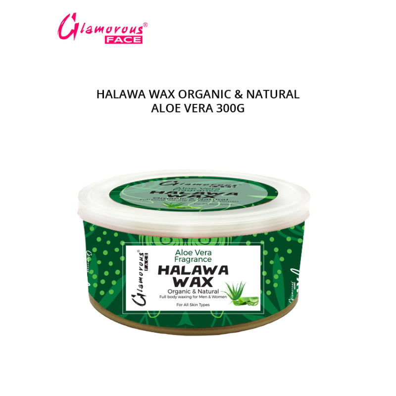 Glamorous Face Halawa Wax 300 GM (AloeVera)