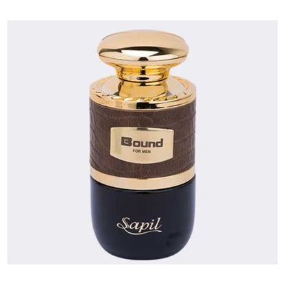Sapil Bound Eau de Toilette for Men 100ml - Long Lasting Masculine Fragrance with Fresh Woody Aromatic Notes for Daily Wear, 