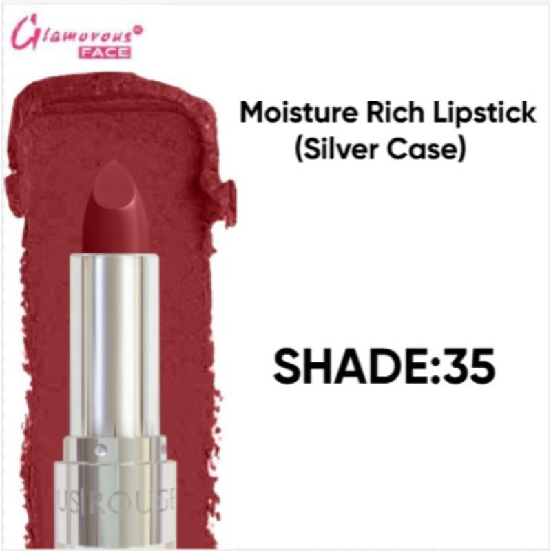 Glamorous Face Moisture Rich Lipstick (shade 35)