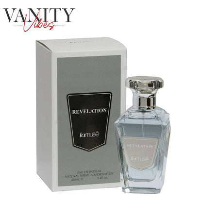La Muse Revelation Eau De Parfum 100ml – Long Lasting Original Woody & Spicy Masculine Fragrance for Men