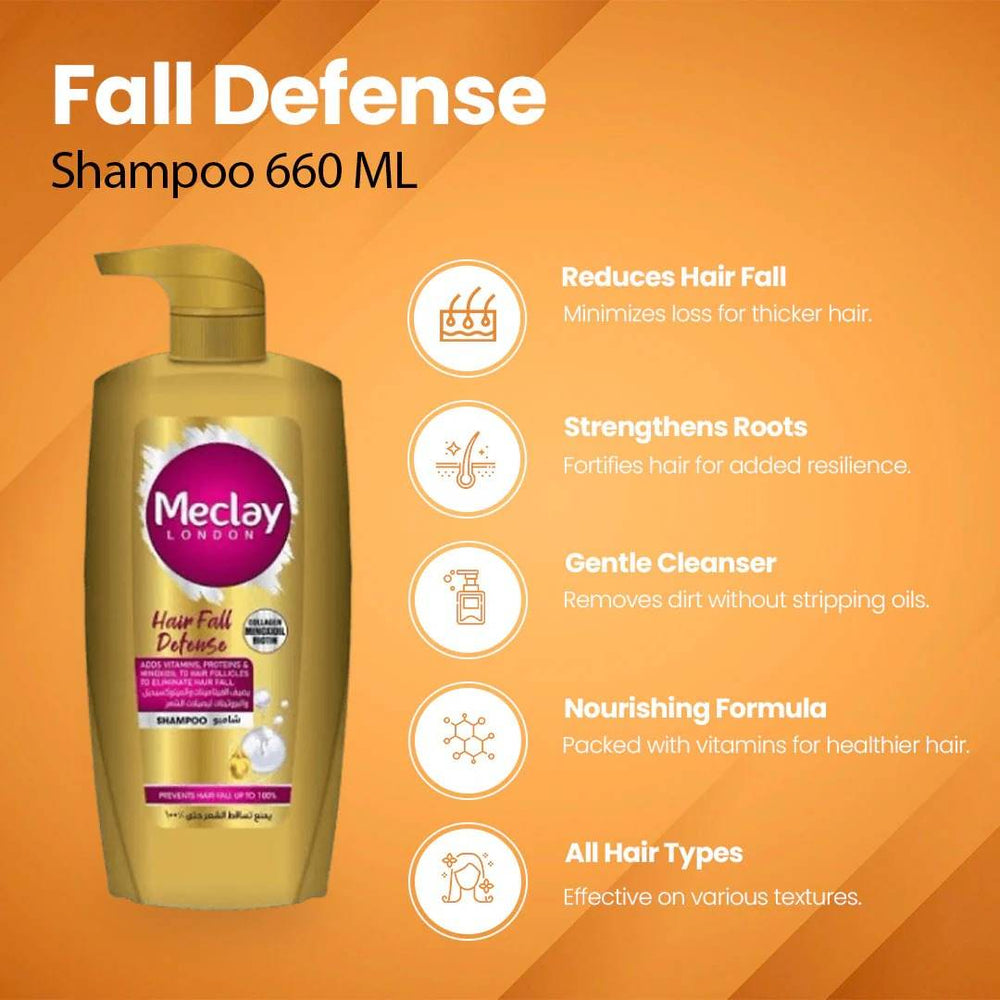 Meclay London Hairfall Defense Shampoo 660ml