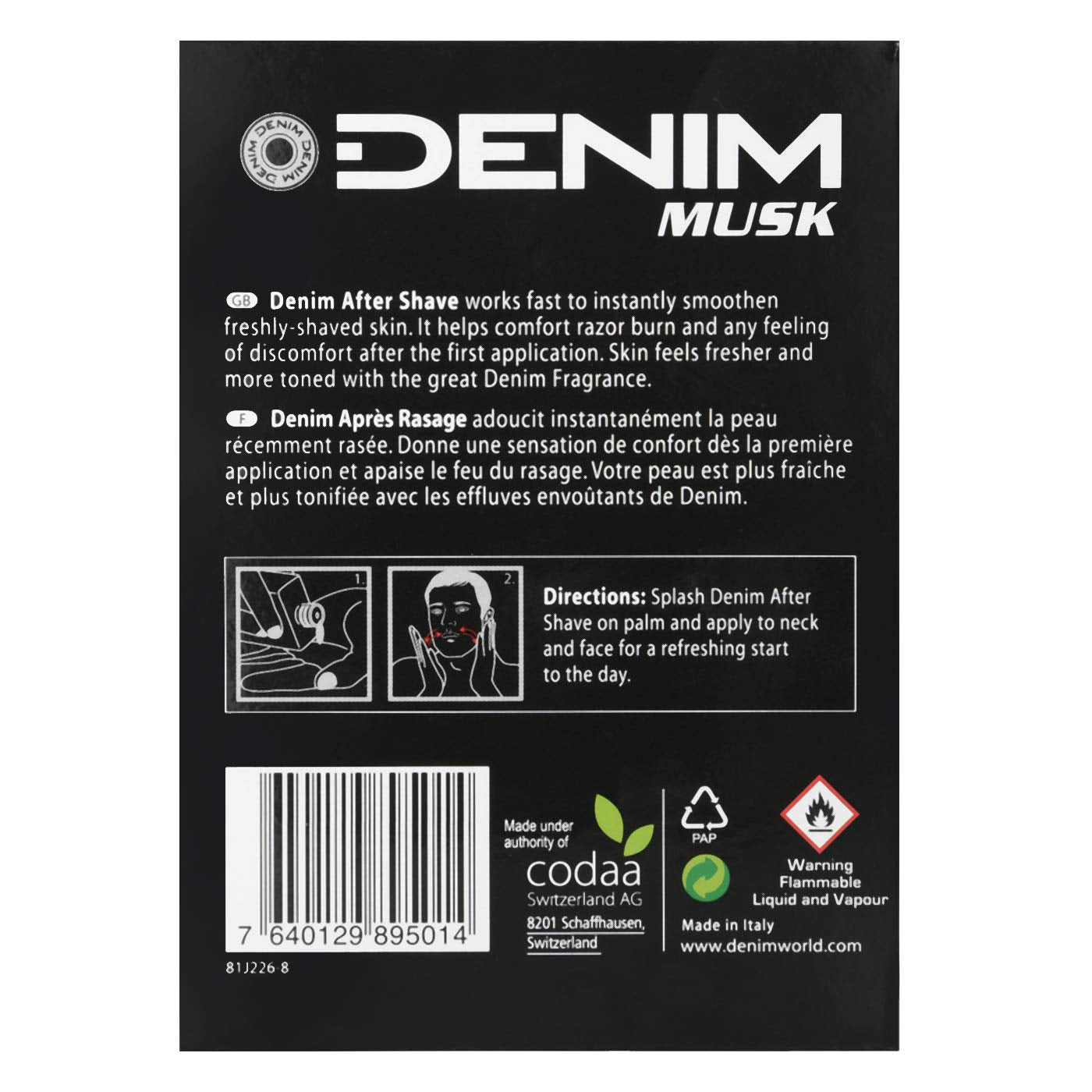 Denim Black After Shave 100 ml