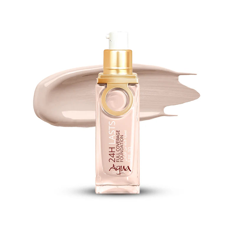 Aqua Color 24H Last Full Coverage Foundation 25ml (Shade:04)