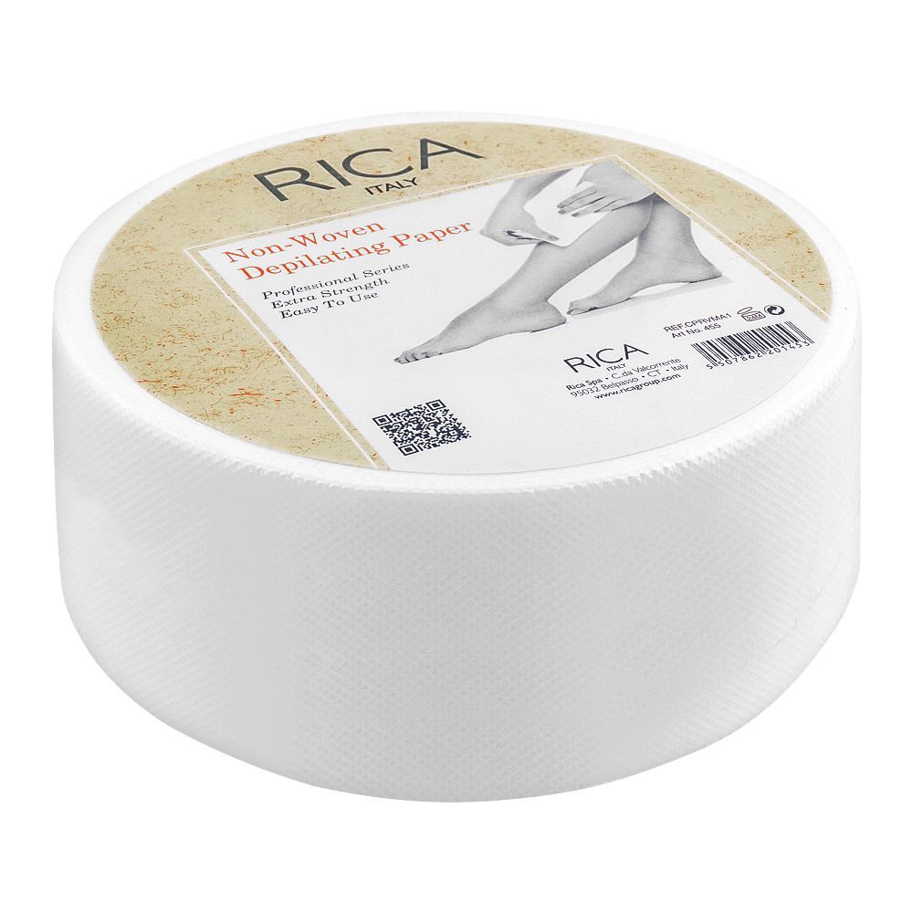 RICA Non-Woven Depilating Wax Round Paper Roll, 455 100 Meter