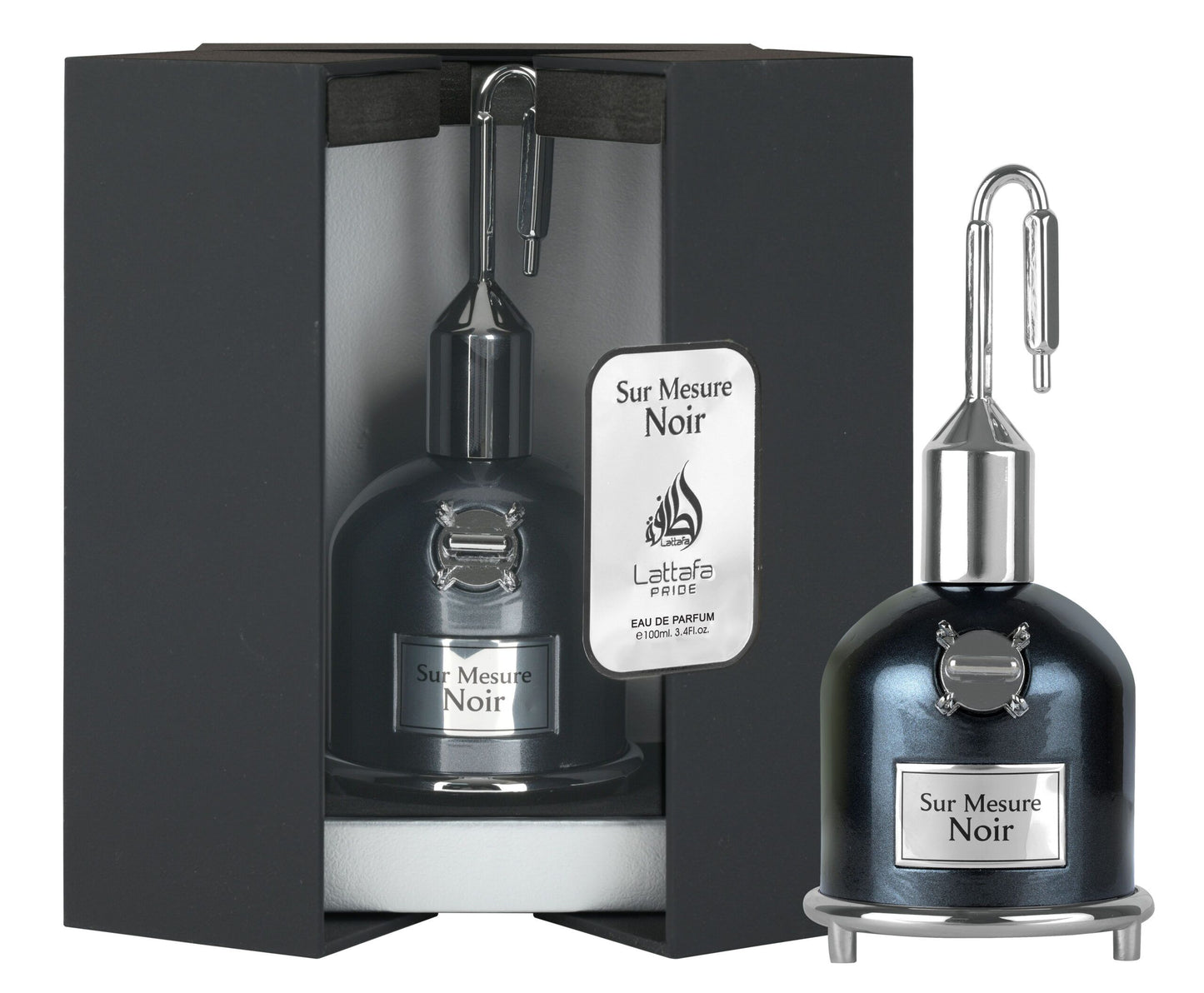 Lattafa Pride Sur Mesure Noir Eau de Parfum 100ml - Long Lasting Original Bold Masculine Fragrance for Men
